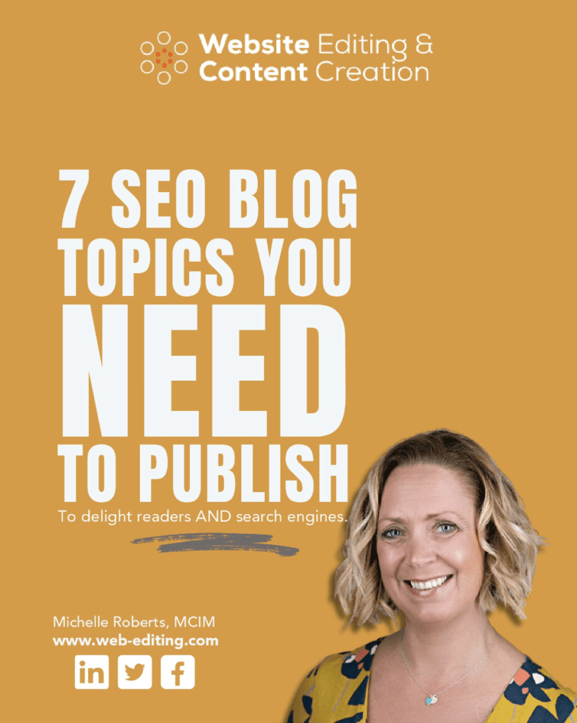 7 SEO BLOG TOPICS YOU NEED TO PUBLISH'