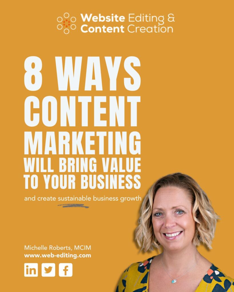 '8 WAYS CONTENT MARKETING WILL BRING VALUE TO YOUR BUSINESS