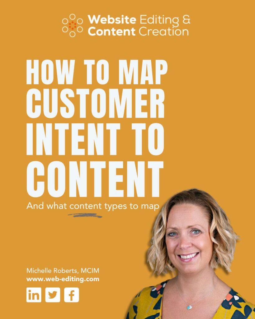 How to map customer intent to content