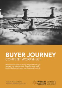 How to Map The Buyer Journey, Not Just The Transaction | Website Editing, Marketing & Content Creation