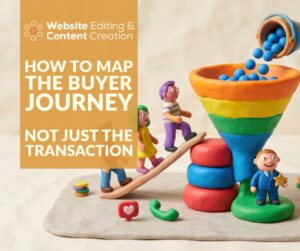 How to Map The Buyer Journey, Not Just The Transaction | Website Editing, Marketing & Content Creation